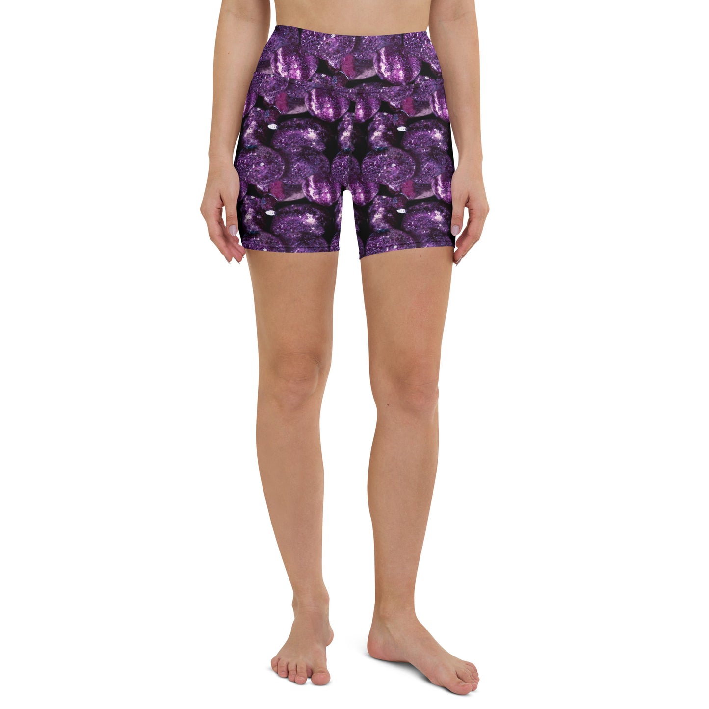 Vivid Purple Potatoes Athletic Shorts