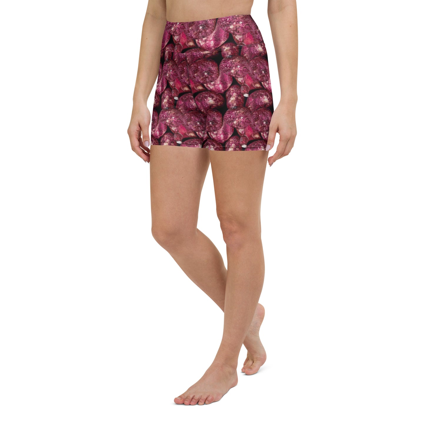 Vivid Pink Potatoes Athletic Shorts