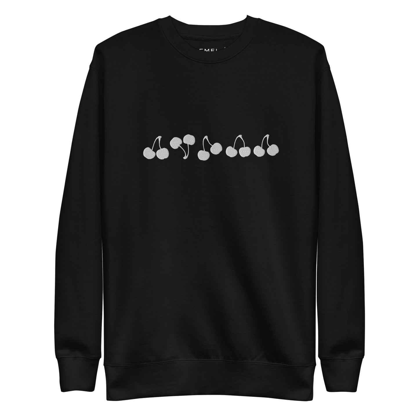 Five-Cherries Crew Neck Sweatshirt