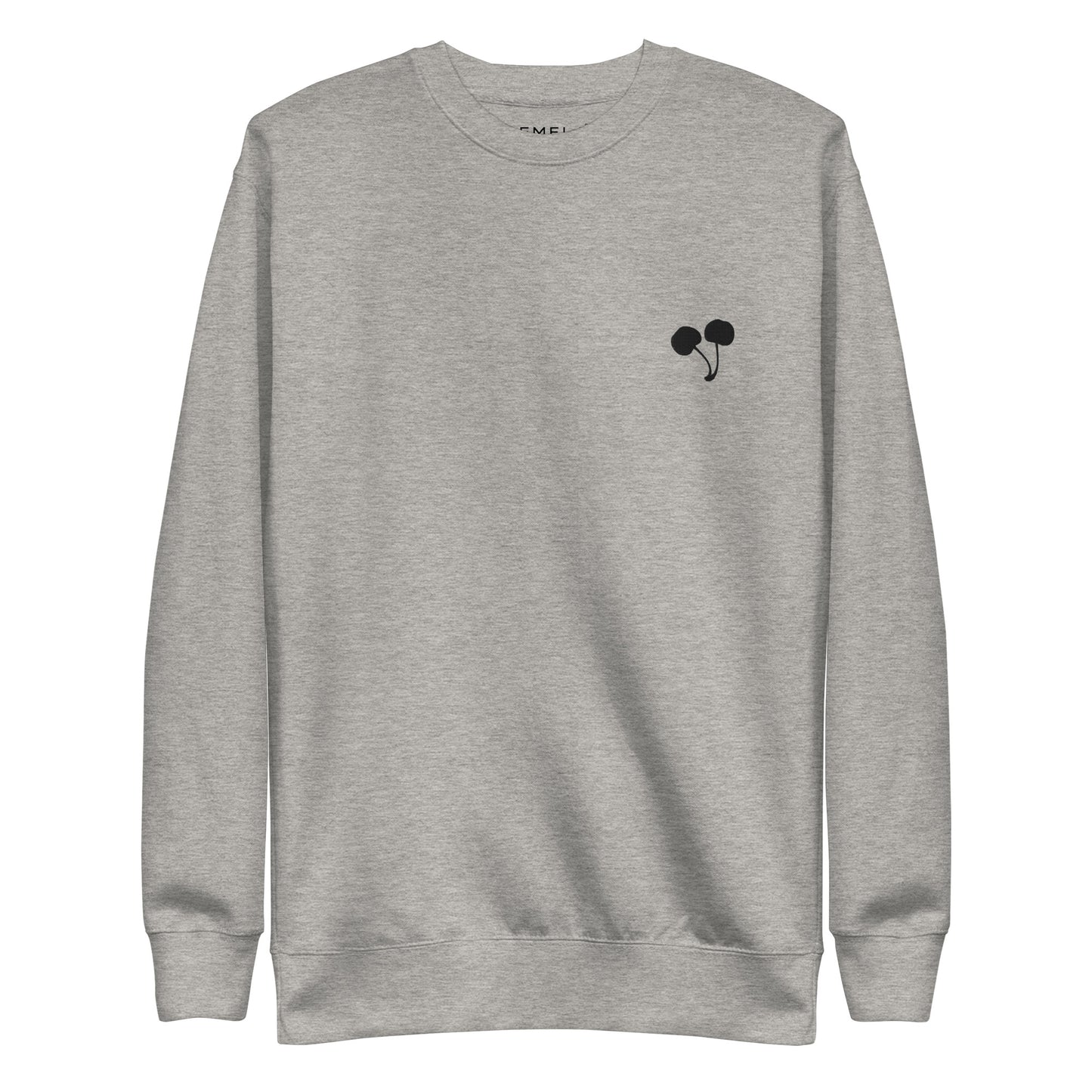 Cherries Emblem Crew Neck Sweatshirt