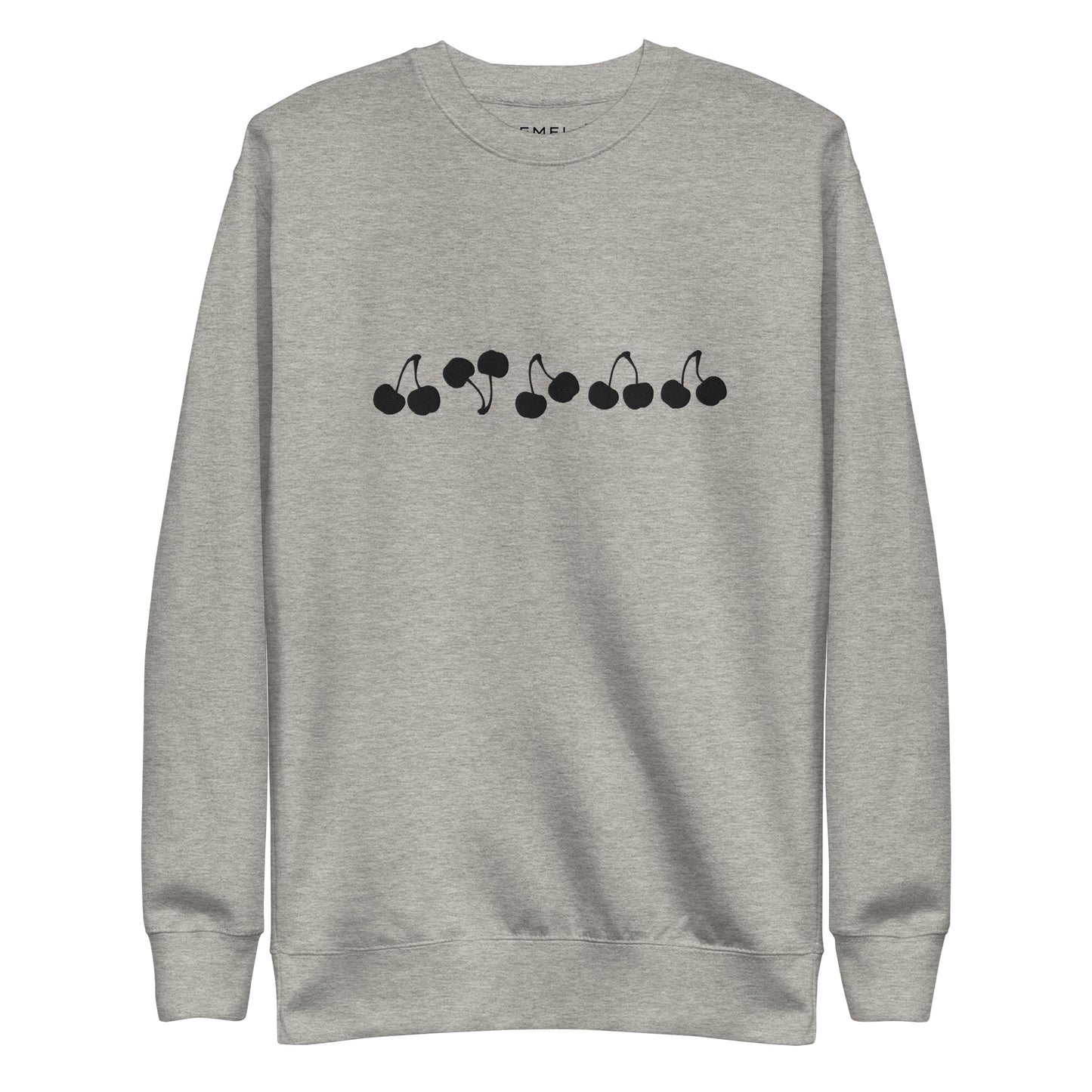 Five-Cherries Crew Neck Sweatshirt