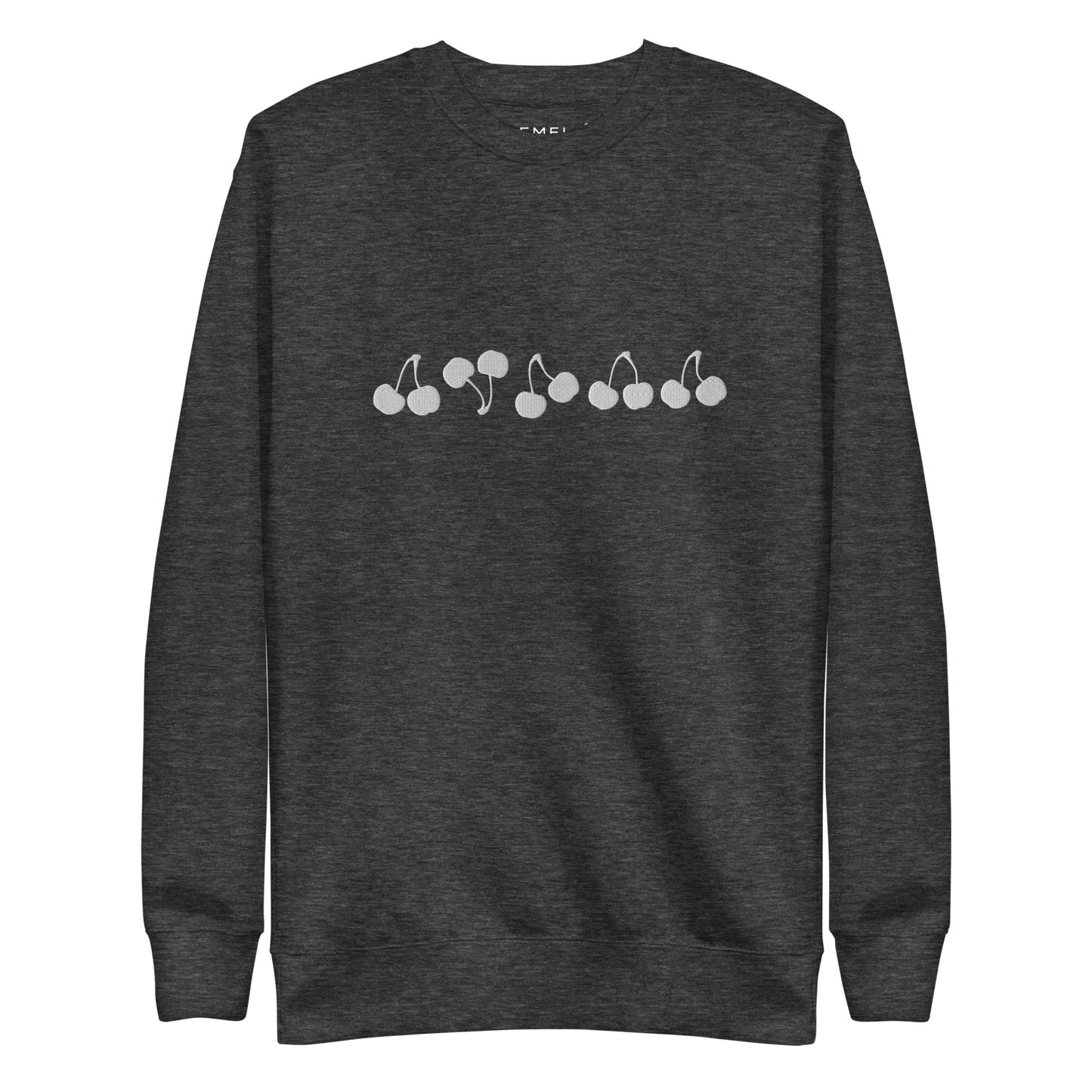 Five-Cherries Crew Neck Sweatshirt