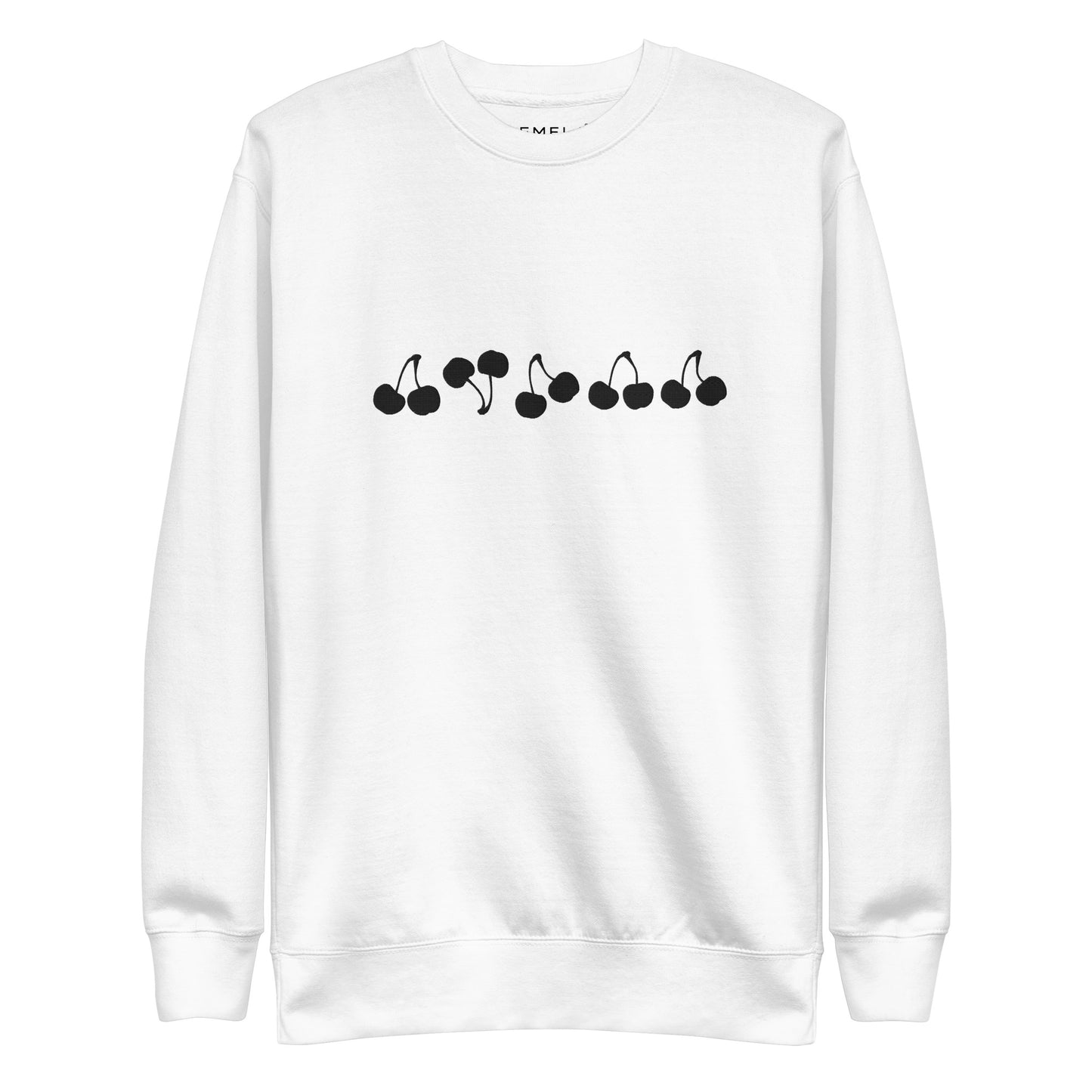 Five-Cherries Crew Neck Sweatshirt